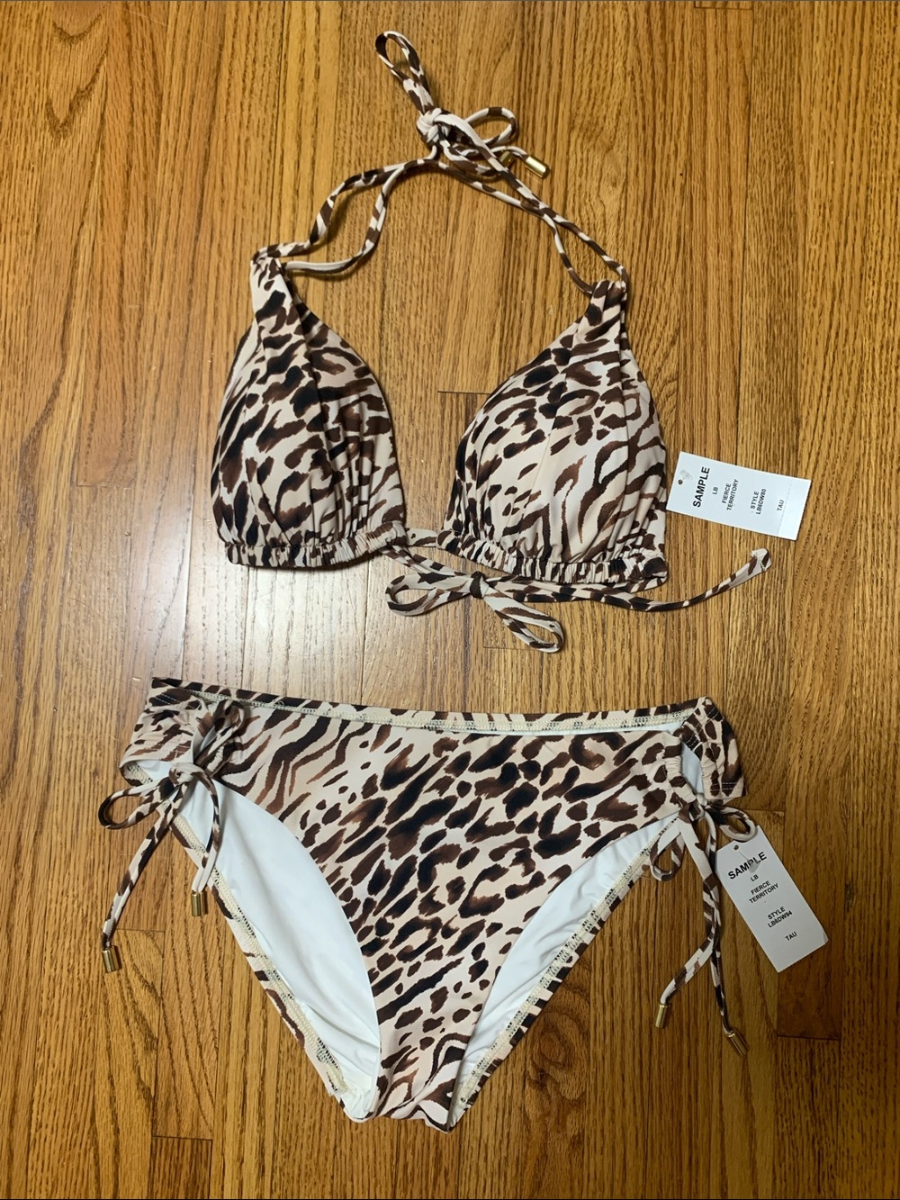 La Blanca swimsuit - animal print bikini set “fierce territory” bathing suit
